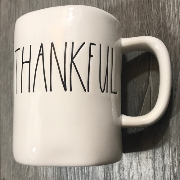 Rae Dunn “thankful” Coffee Mug - Picture 1 of 5